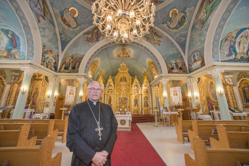Fr. William Makarenko, parish priest at St. Vladimir Ukrainian Orthodox Church, 885 Barton St. E. 