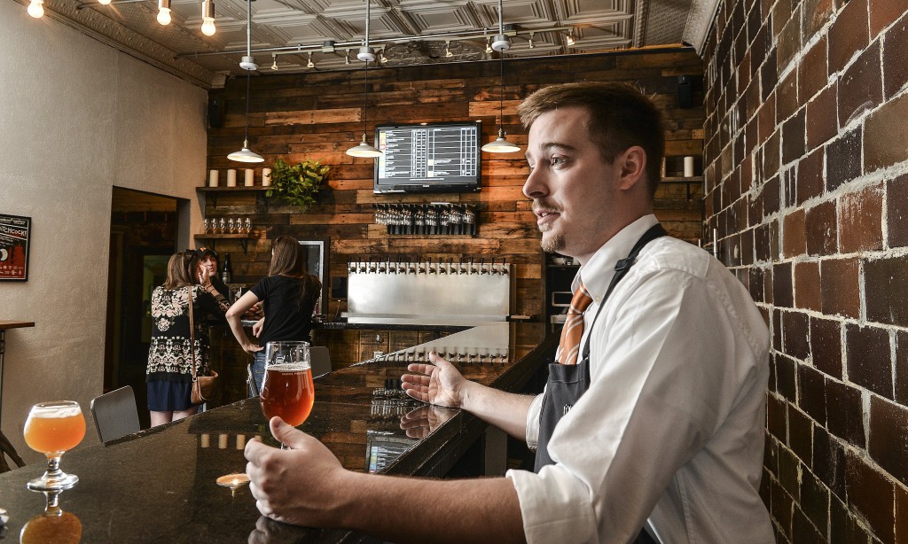 Asa Foster and other students of Carnegie Mellon University located their Brew Gentleman Beer Company in Braddock.  John Rennison, Hamilton Spectator 