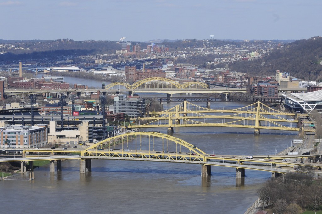 The three rivers that meet in the core of Pittsburgh were once lined with steel production as far as the eye could see. John Rennison, The Hamilton Spectator 